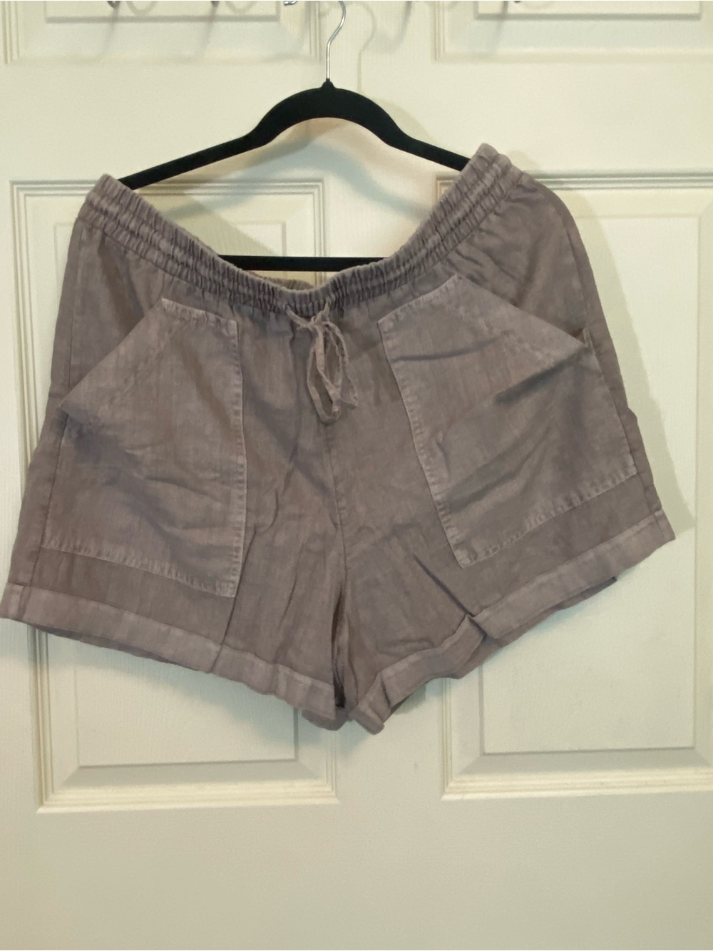 Universal Thread Relaxed Drawstring High-Waist Shorts in Mauve